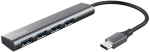 USB Hub Trust 24948 Γκρι 10 cm