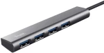 USB Hub Trust 24948 Γκρι 10 cm