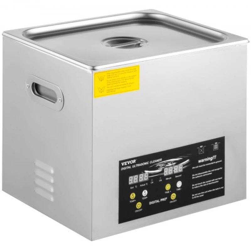 VEVOR 10L Digital Ultrasonic Cleaner Heater Timer Jewelry Eyeglasses Cleaning