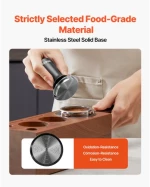 VEVOR 53mm Espresso Tamper Stainless Steel Coffee Tamper with Spring