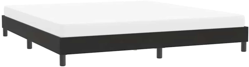 vidaXL Πλαίσιο κρεβατιού χωρίς στρώμα Μαύρο 200x220 cm Βελούδινο