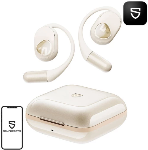 TWS Soundpeats GoFree2+ headphones (white)