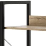 Βιβλιοθήκη Connect Megapap χρώμα florida oak 73x35x172εκ.