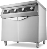 Cooker - 4 Burners - Induction - 70cm Deep - with Stand
