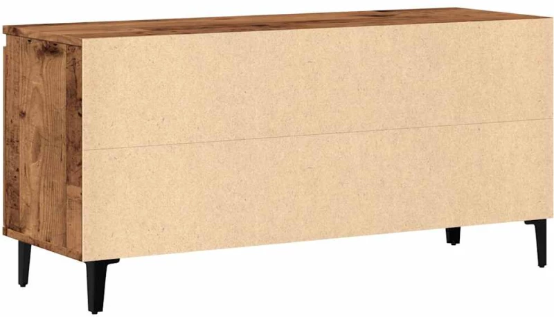 vidaXL Έπιπλο Τηλεόρασης Παλιό Ξύλο 102x35x50 εκ. από Μοριοσανίδα
