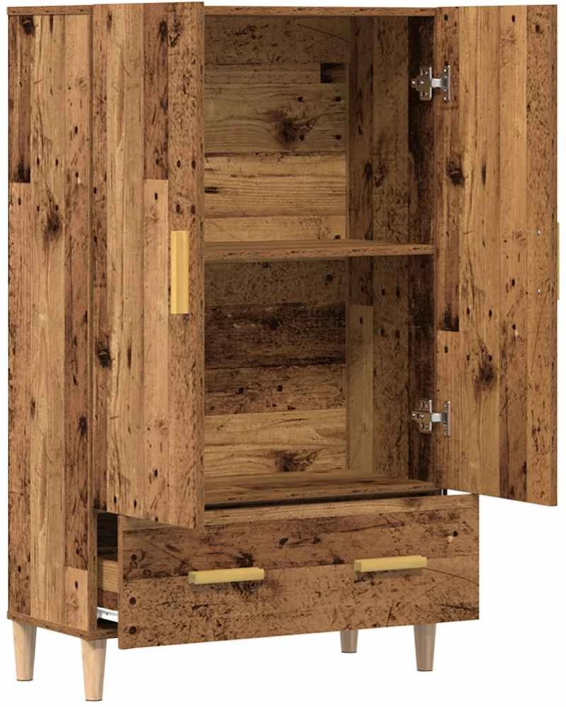vidaXL Ντουλάπι Παλιό ξύλο 70x31x115 cm Κατασκευασμένο ξύλο