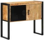 vidaXL Ντουλάπι κονσόλας 90x35x75 cm Μασίφ ακατέργαστο ξύλο Μάνγκο