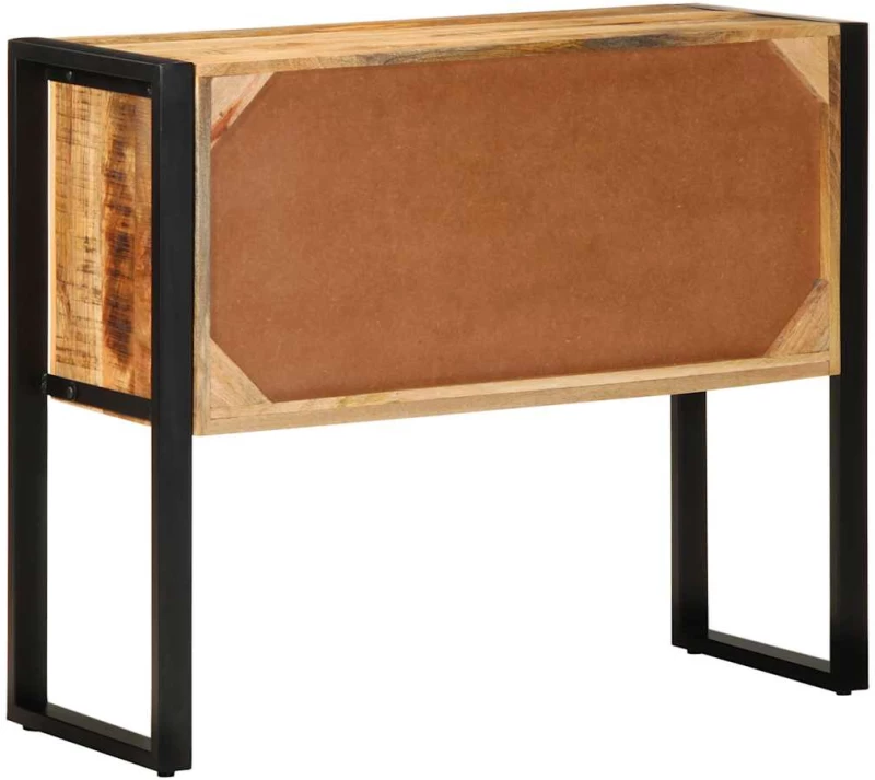 vidaXL Ντουλάπι κονσόλας 90x35x75 cm Μασίφ ακατέργαστο ξύλο Μάνγκο