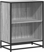 ντουλάπι βιβλίων vidaXL Γκρι Sonoma 60x35x76 cm Κατασκευασμένο ξύλο