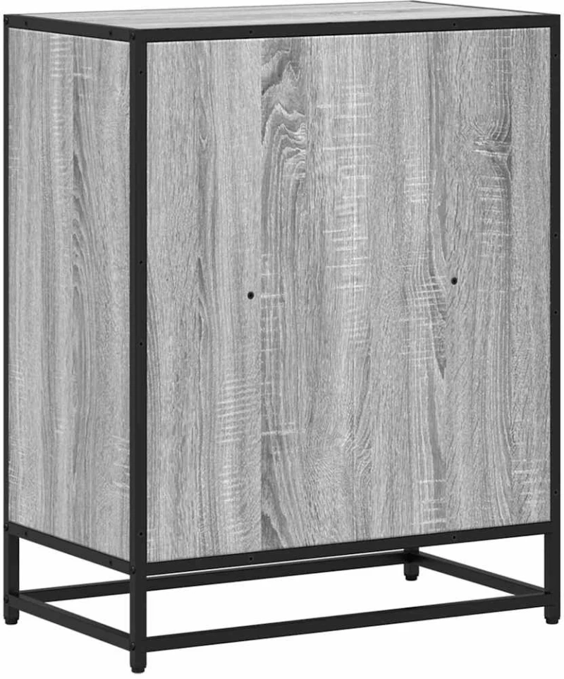 ντουλάπι βιβλίων vidaXL Γκρι Sonoma 60x35x76 cm Κατασκευασμένο ξύλο
