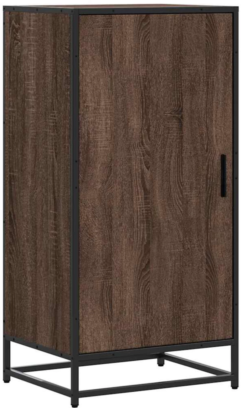 vidaXL Ράφι παπουτσιών καφέ δρυς 48x38x97,5 cm Κατασκευασμένο ξύλο