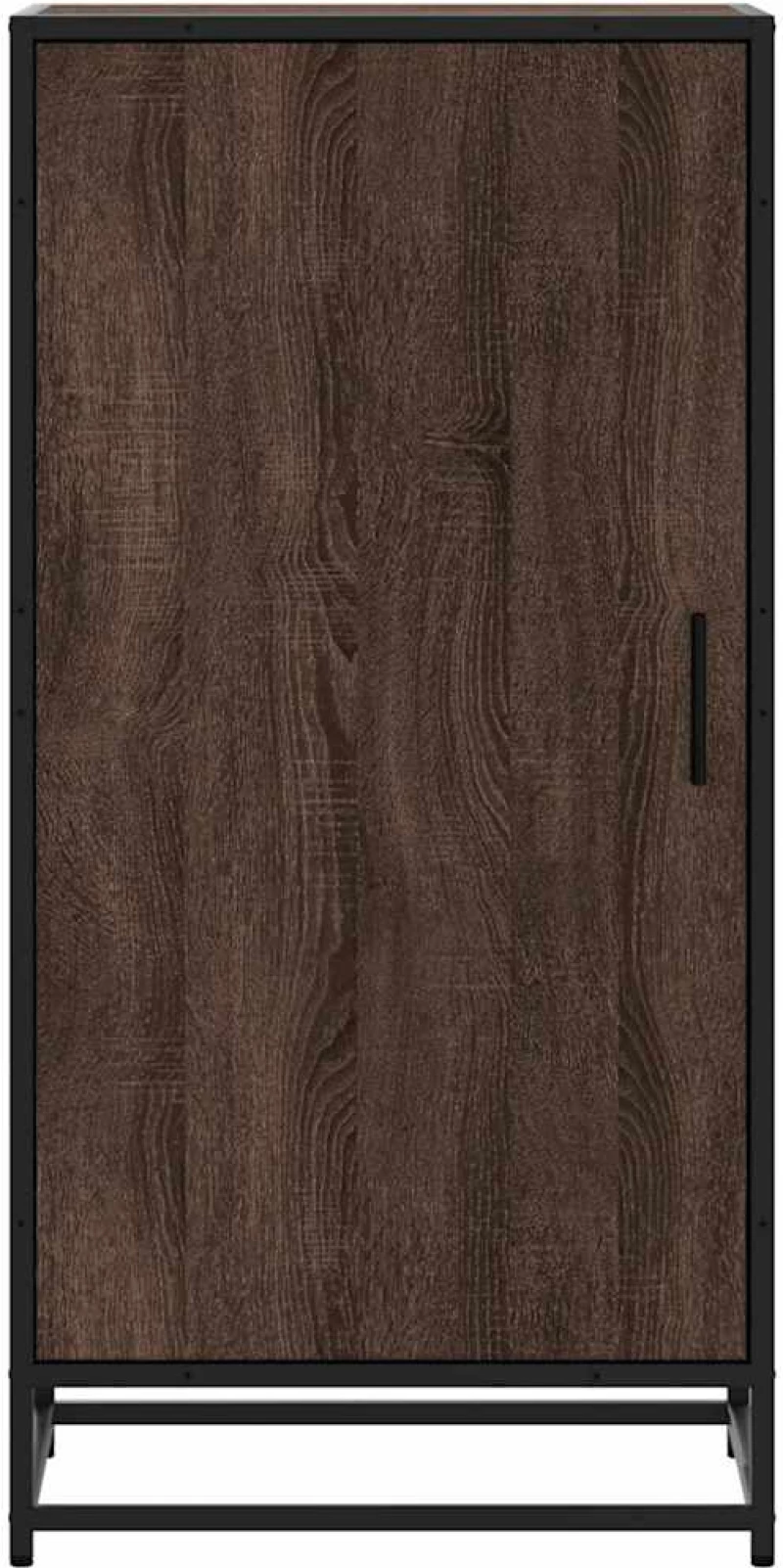 vidaXL Ράφι παπουτσιών καφέ δρυς 48x38x97,5 cm Κατασκευασμένο ξύλο