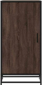vidaXL Ράφι παπουτσιών καφέ δρυς 48x38x97,5 cm Κατασκευασμένο ξύλο