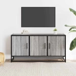 ντουλάπι τηλεόρασης vidaXL Γκρι Sonoma 100x35x50 cm
