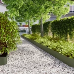 vidaXL Περιφράξεις γκαζόν 30 τεμάχια Ελαιοπράσινο 20x103 cm