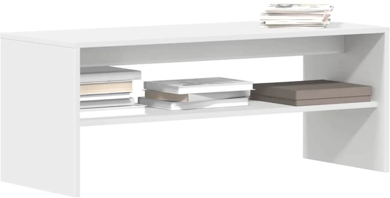 vidaXL Έπιπλο Τηλεόρασης Λευκό 100 x 40 x 40 εκ. από Μοριοσανίδα