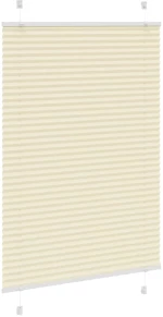 vidaXL Πλισέ περσίδα Κρέμα 90x100 cm Πλάτος υφάσματος 89,4 cm