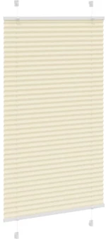 vidaXL Πλισέ περσίδα Κρέμα 75x150 cm Πλάτος υφάσματος 74,4 cm