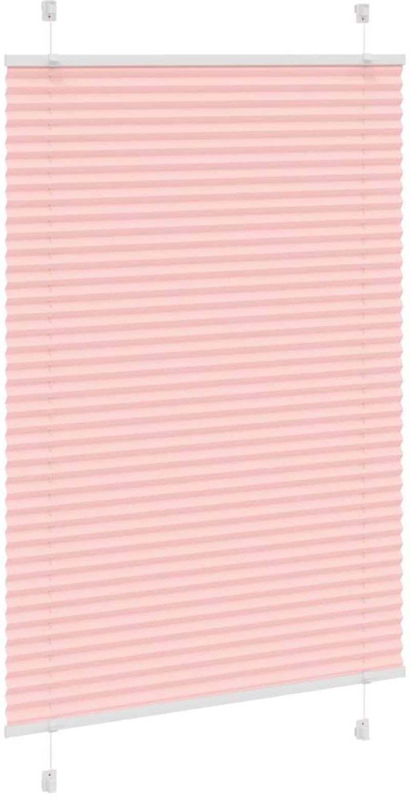 vidaXL Πλισέ περσίδα ροζ 90x150 cm Πλάτος υφάσματος 89,4 cm