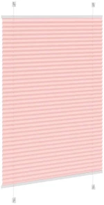 vidaXL Πλισέ περσίδα ροζ 90x150 cm Πλάτος υφάσματος 89,4 cm