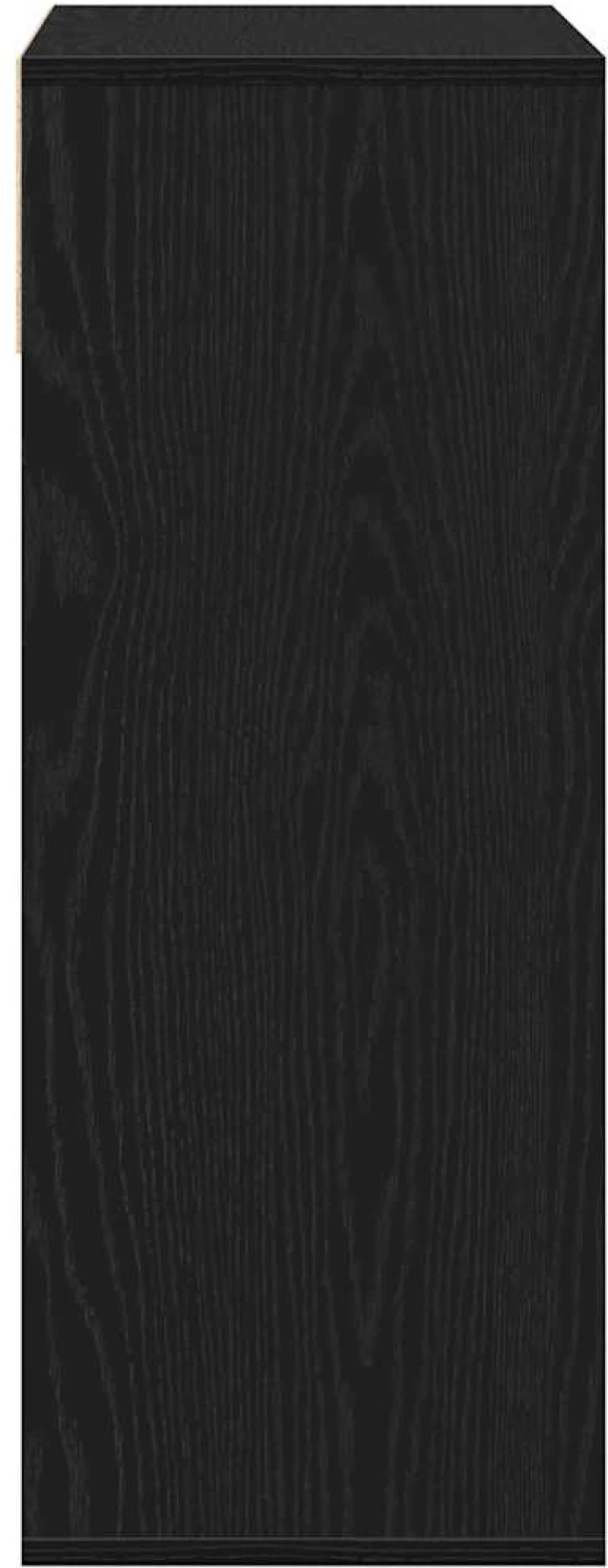 vidaXL Βιβλιοθήκη με 5 Ράφια Μαύρη 66x31x80 εκ. Επεξεργασμένο Ξύλο
