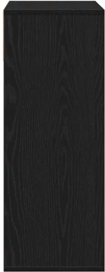 vidaXL Βιβλιοθήκη με 5 Ράφια Μαύρη 66x31x80 εκ. Επεξεργασμένο Ξύλο