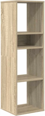 vidaXL Βιβλιοθήκη Χρώμα Sonoma Δρυς 34x31x112 εκ. Επεξεργασμένο Ξύλο