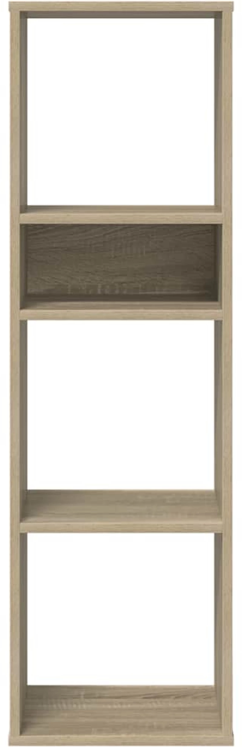 vidaXL Βιβλιοθήκη Χρώμα Sonoma Δρυς 34x31x112 εκ. Επεξεργασμένο Ξύλο