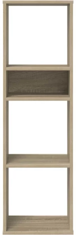 vidaXL Βιβλιοθήκη Χρώμα Sonoma Δρυς 34x31x112 εκ. Επεξεργασμένο Ξύλο
