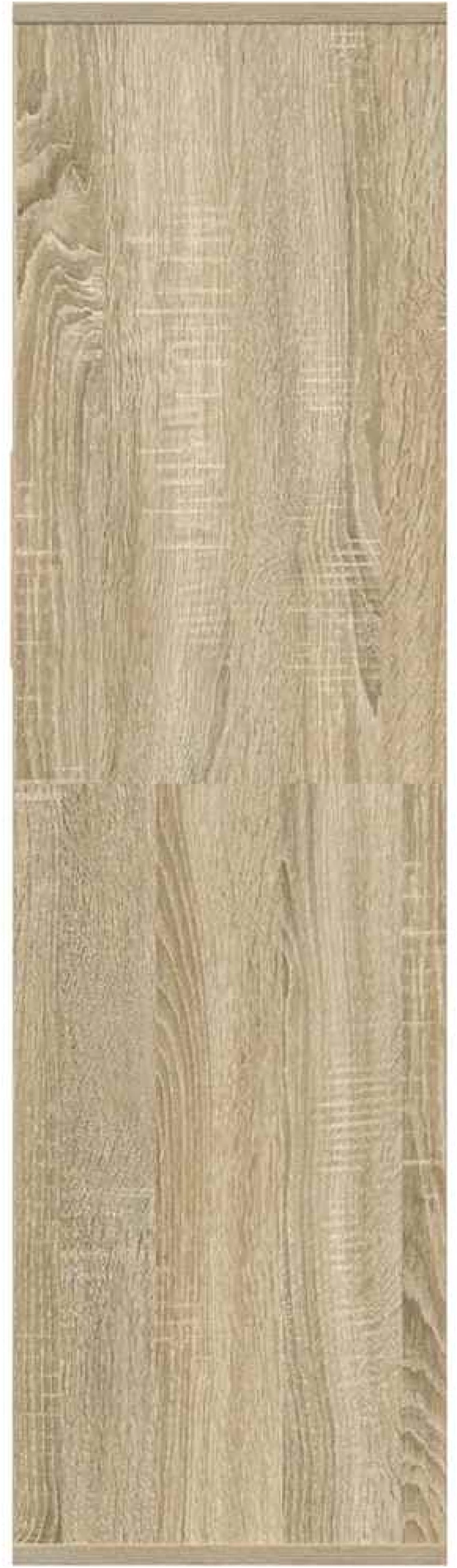 vidaXL Βιβλιοθήκη Χρώμα Sonoma Δρυς 34x31x112 εκ. Επεξεργασμένο Ξύλο