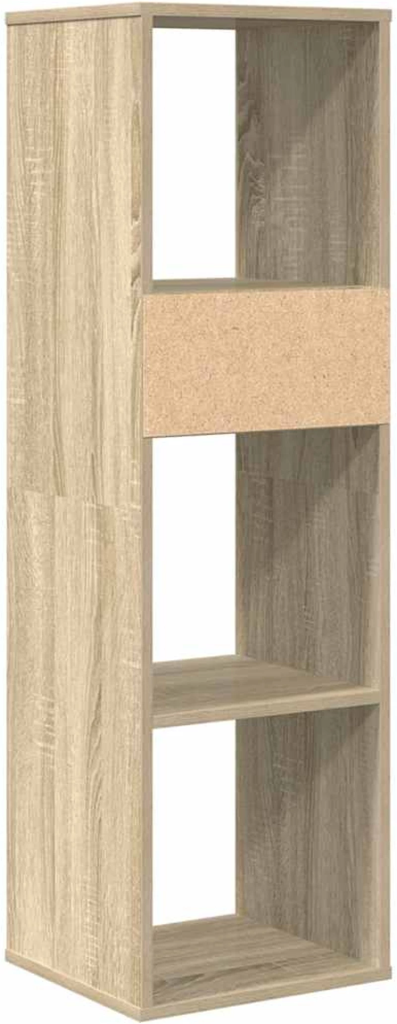 vidaXL Βιβλιοθήκη Χρώμα Sonoma Δρυς 34x31x112 εκ. Επεξεργασμένο Ξύλο