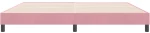 vidaXL Πλαίσιο κρεβατιού χωρίς στρώμα ροζ 180x220 cm Βελούδινο