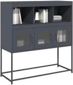 vidaXL Ντουλάπι Ανθρακί 100,5x39x107 εκ. από Χάλυβα Ψυχρής Έλασης