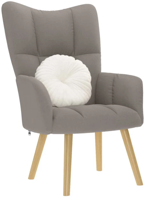 vidaXL Πολυθρόνα Relax Taupe Υφασμάτινη