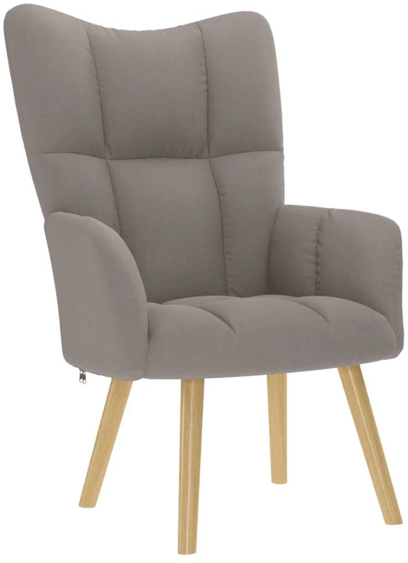 vidaXL Πολυθρόνα Relax Taupe Υφασμάτινη