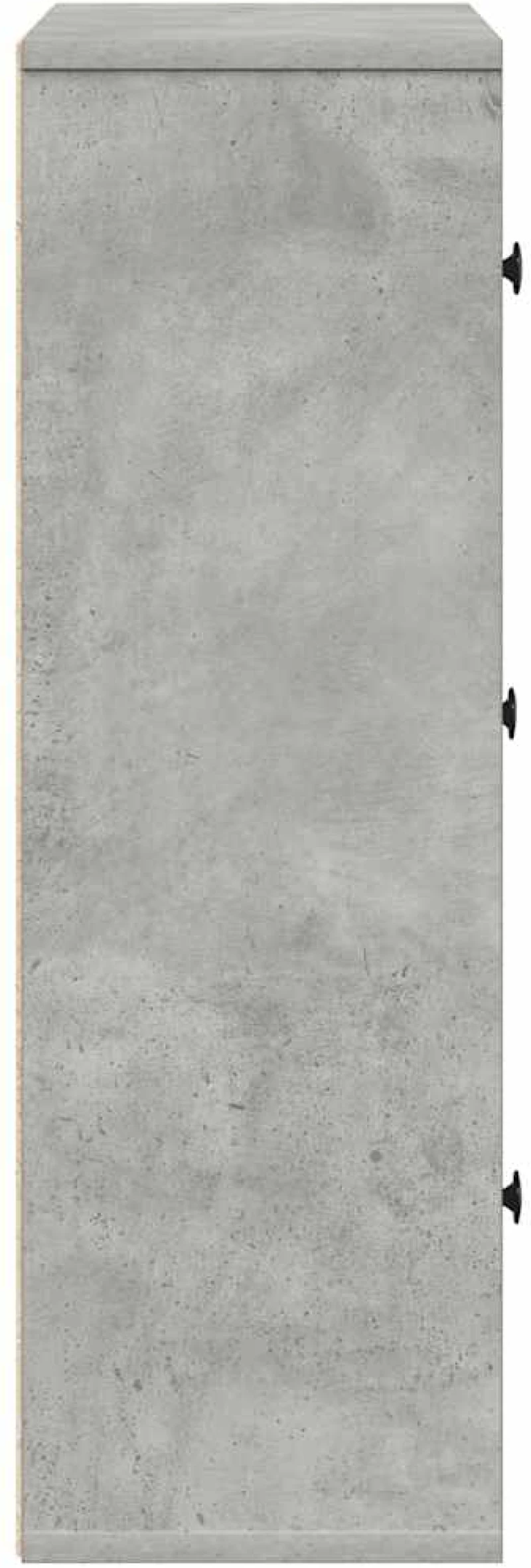 vidaXL Βιβλιοθήκη Γκρι Σκυροδέματος 60x24x76,5 εκ. Επεξεργ. Ξύλο