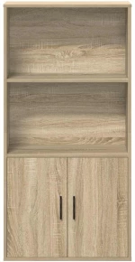 vidaXL Βιβλιοθήκη Sonoma Δρυς 60x24x120 εκ. από Επεξεργασμένο Ξύλο