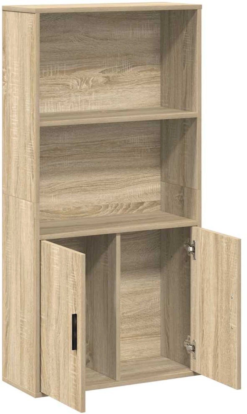 vidaXL Βιβλιοθήκη Sonoma Δρυς 60x24x120 εκ. από Επεξεργασμένο Ξύλο