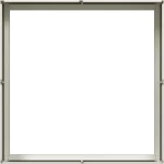 vidaXL Ζαρντινιέρα Λευκή 100x100x30 εκ. από Χάλυβα