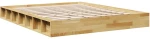 vidaXL Πλαίσιο κρεβατιού χωρίς στρώμα 160x200 cm μασίφ ξύλο δρυς