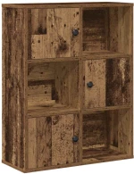 vidaXL Βιβλιοθήκη Όψη Παλαιού Ξύλου 60x24x76,5 εκ. Επεξεργασμένο Ξύλο