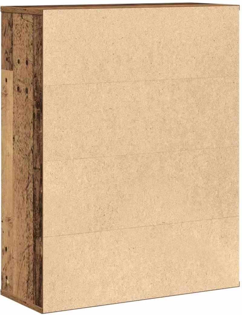 vidaXL Βιβλιοθήκη Όψη Παλαιού Ξύλου 60x24x76,5 εκ. Επεξεργασμένο Ξύλο