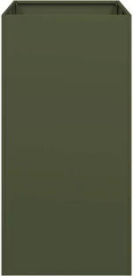 vidaXL Ζαρντινιέρα Λαδί 40x80x80 εκ. από Χάλυβα