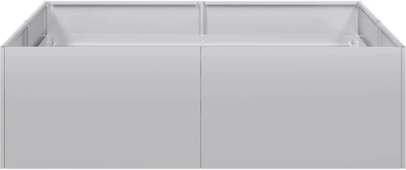 vidaXL Ζαρντινιέρα 100x100x30 εκ. από Γαλβανισμένο Ατσάλι