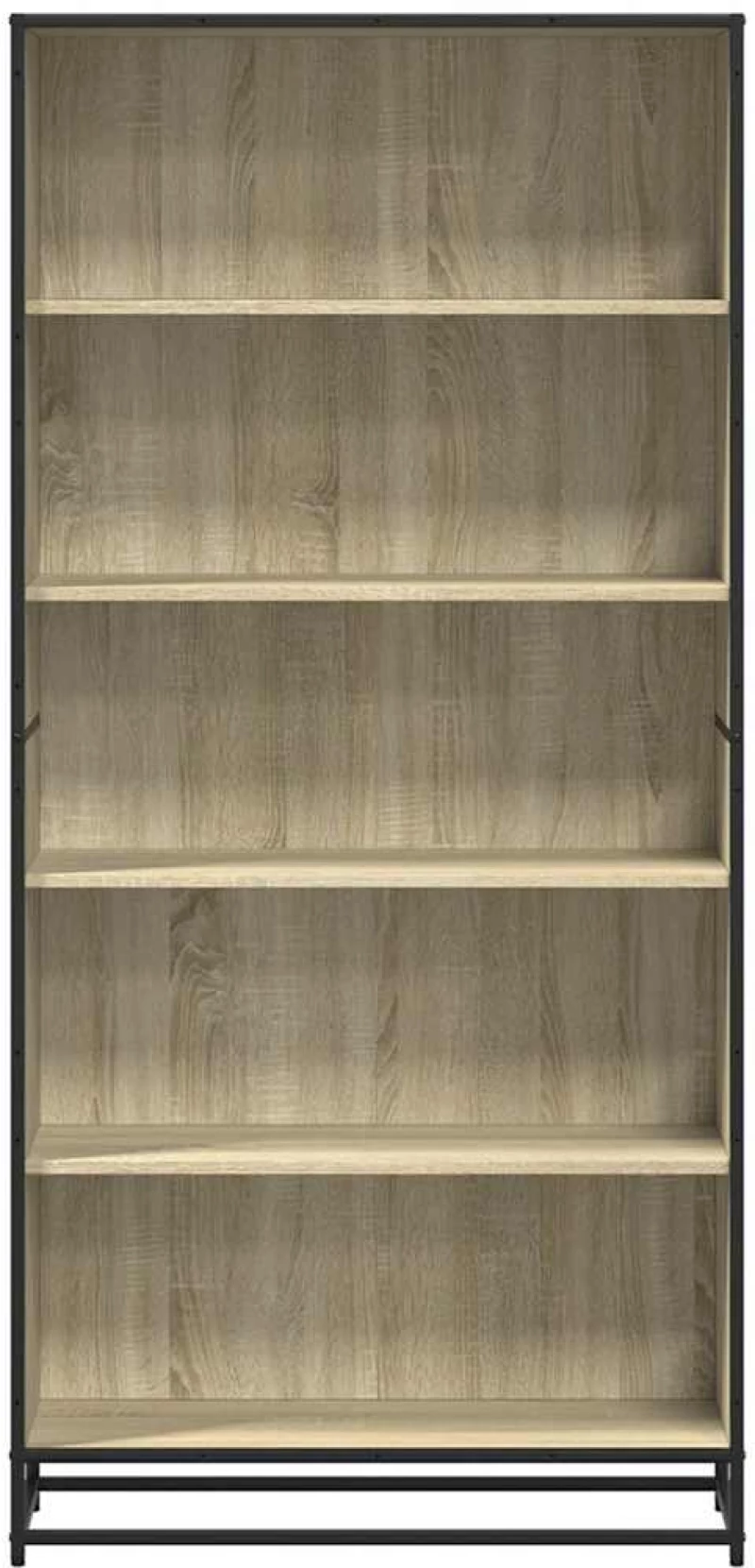 vidaXL Βιβλιοθήκη Sonoma Oak 80,5x35x170,5 cm Ξύλινη κατασκευή