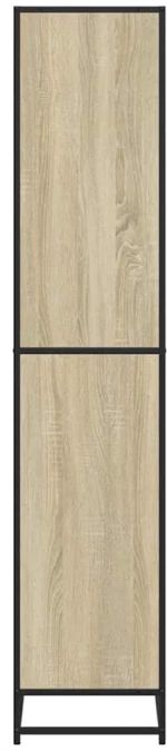 vidaXL Βιβλιοθήκη Sonoma Oak 80,5x35x170,5 cm Ξύλινη κατασκευή