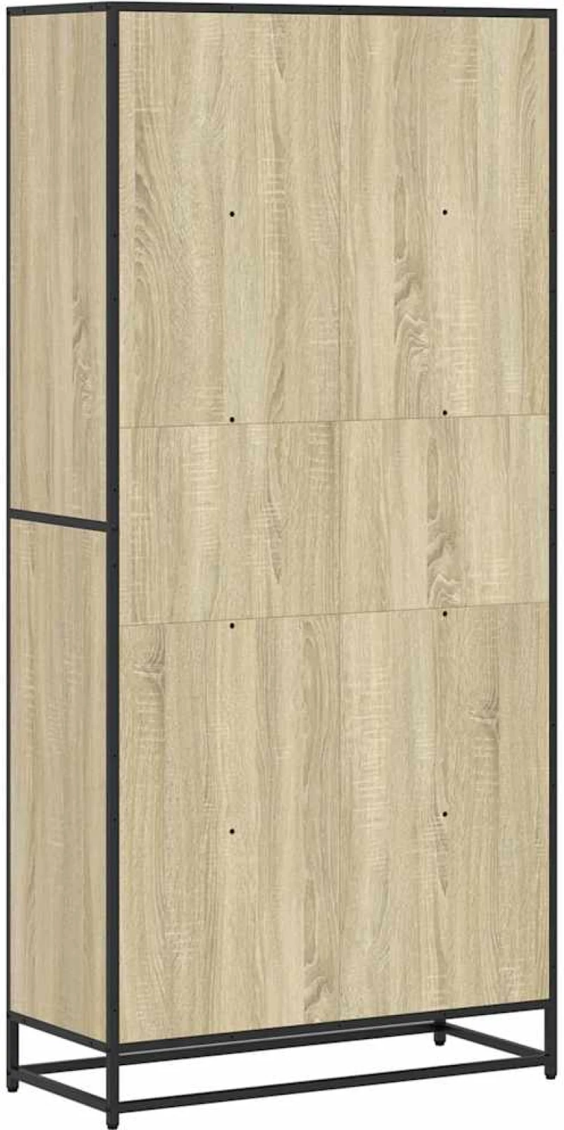 vidaXL Βιβλιοθήκη Sonoma Oak 80,5x35x170,5 cm Ξύλινη κατασκευή