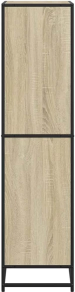 vidaXL Βιβλιοθήκη Sonoma Oak 60x35x139 cm Ξύλινη κατασκευή