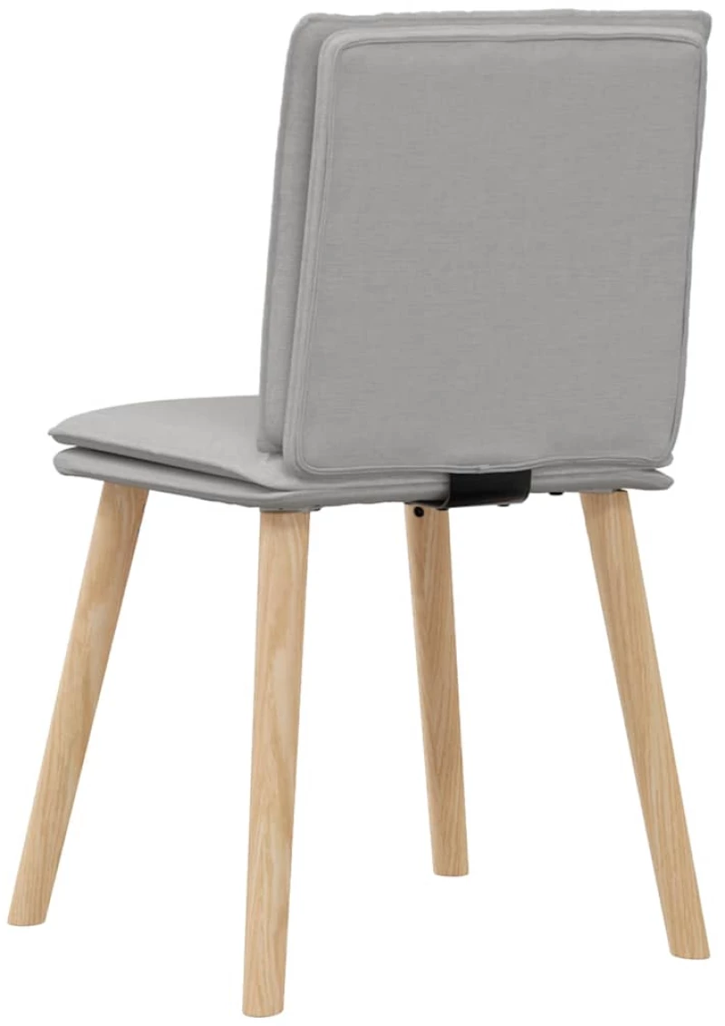 vidaXL Καρέκλες τραπεζαρίας 4 τεμ Cloud Grey Fabric