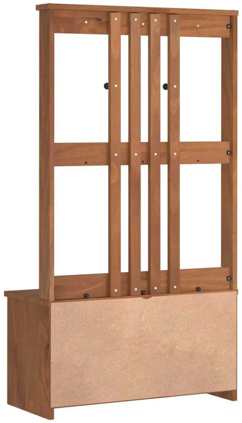 vidaXL Δέντρο χωλ "SANDENS" 87x40x159,5 εκ. Πεύκο μασίφ ξύλο